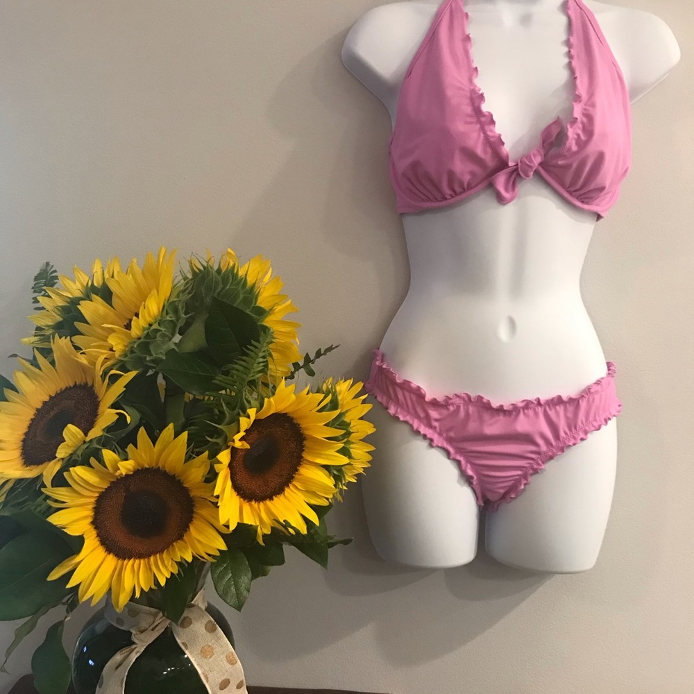 🦋Victoria’s Secret PinkBikini. Top 36D Bottom S/P